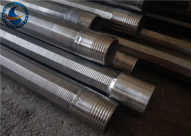 Long Using Life Wedge Wire Sieve Filters / Wedge Wire Screen Pipe Sieve Bend Screen Non Plugging Easy Clean