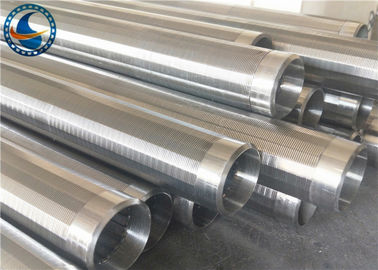 High Rigidity Wedge Wire Screen Pipe , 316L Stainless Steel Mesh Tube OD 35mm