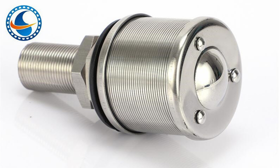 Aisi 316l Wedge Wire Strainer Johnson Continuous Slot
