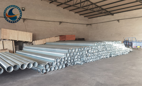 8" Well Screen Pipe 0.75mm Slot Beveled Welded Ring Ends Continuous