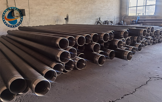 8" Well Screen Pipe 0.75mm Slot Beveled Welded Ring Ends Continuous