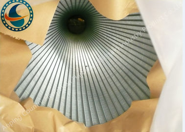 Self Supported Water Wire Screen , Large Diameter Johnson Screen Filter