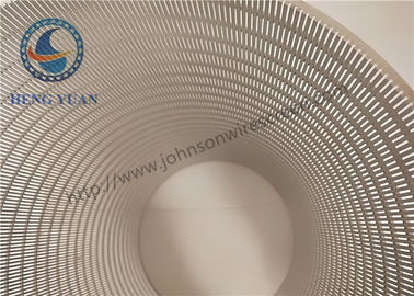 Anticorrosion Wedge Wire Screen Pipe Stainless Steel Johnson 0.05mm Slot Filter