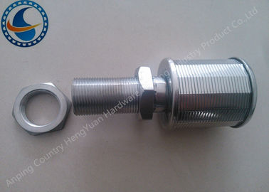 304 Stainless Steel Water Nozzle , Rotary Screen Filter 0.05-1mm Slot