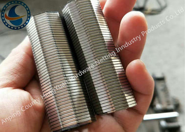 Anti Cohesive SS Wedge Wire Screen Pipe / Vee Wire Wrapped Screen
