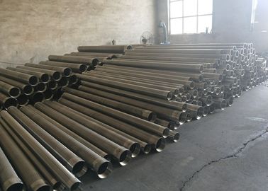 Cylindrical Vee Shaped Wire Wrapped Screen With High Abreaction Resistance