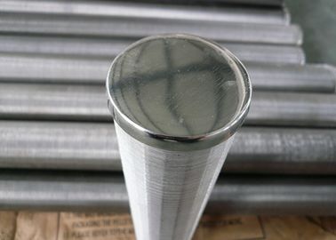 SS Wedge Wire Screen Pipe Non Clogging For Liquid / Gas / Solid Filtration
