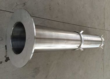SS Wedge Wire Screen Pipe Non Clogging For Liquid / Gas / Solid Filtration