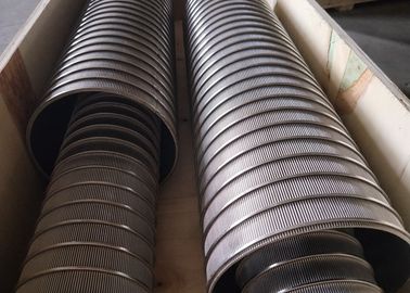 Corrosion Resistant Reverse Wedge Wire Screen Pipe For Coal Mining Industry