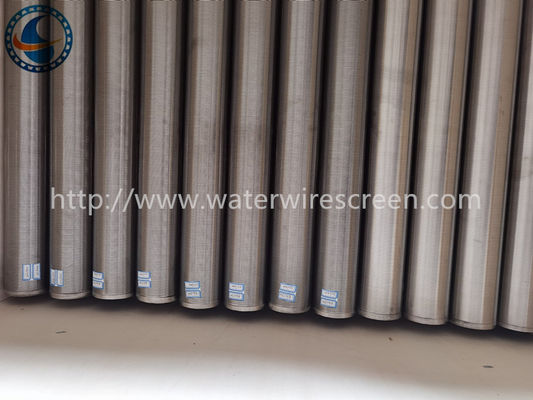 OD 60mm 0.6mm 500mm Length Continuous Slot Screen