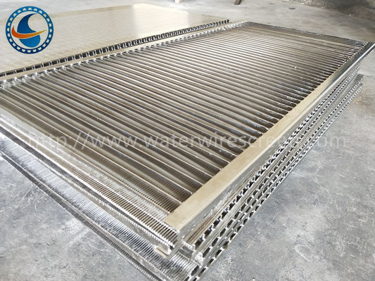 W1000mm Ss304 Wedge Wire Screen Panels For Papermaking