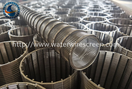 Ss 316l Profile Vee Wire Screen 0.2mm Slot Id 40mm