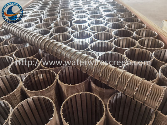 Ss 316l Profile Vee Wire Screen 0.2mm Slot Id 40mm