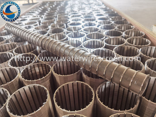 Ss 316l Profile Vee Wire Screen 0.2mm Slot Id 40mm