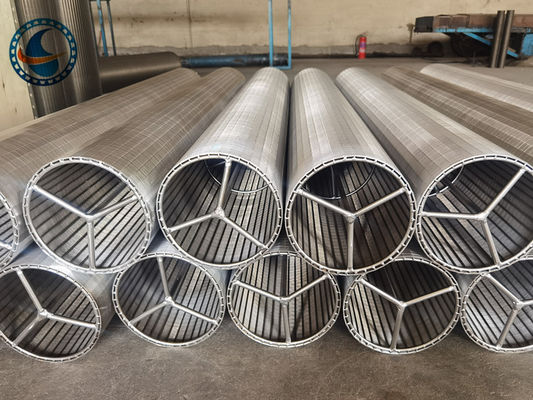 316l Stainless Steel Vee Wire Hydrogenation Wedge Wire Filter Screen
