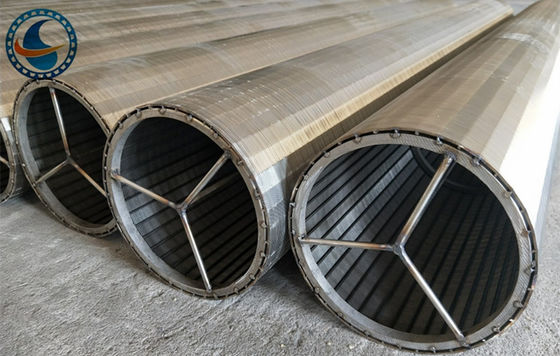 Vee Shaped Profile Johnson Screen Pipe For Diatomite Filtration
