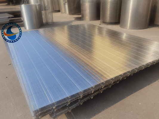 Ss Aisi 304 0.5mm Slot Wedge Wire Sheets 2063mm Length