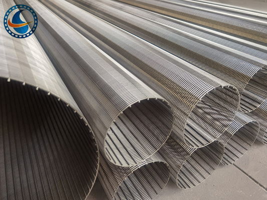 Wastewater Treatment Wedge Wire Screen Tube 25um Slot