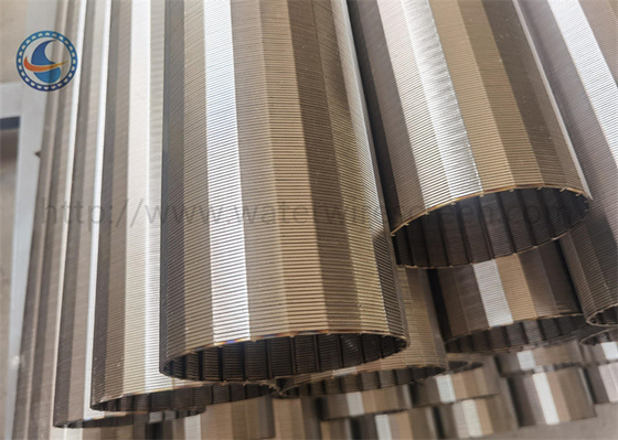 201 ss Johnson Filter Screen, metropolitana dello schermo di cavo del cuneo dell'involucro di V