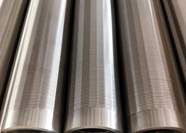 Gli accoppiamenti del filo scanalano il filtro per pozzi dell'acqua di Contol della sabbia dell'acqua del cavo di 60 cunei a 8 pollici