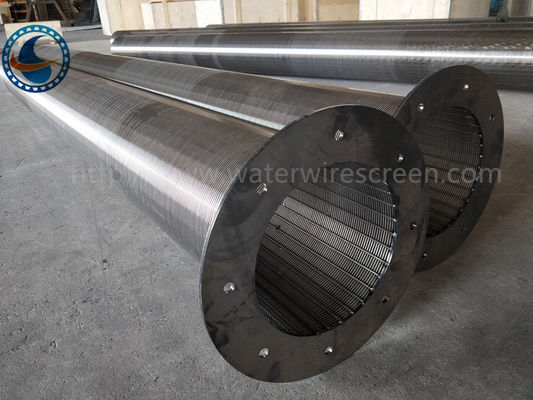 Schermo di cavo dell'acqua di acciaio inossidabile 304, Johnson Screen With Flange End