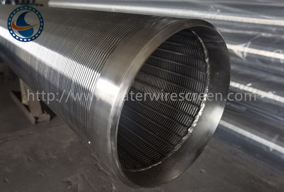 Tubo dello schermo di cavo del cuneo di acciaio inossidabile Od168mm con la scanalatura di 1.0mm