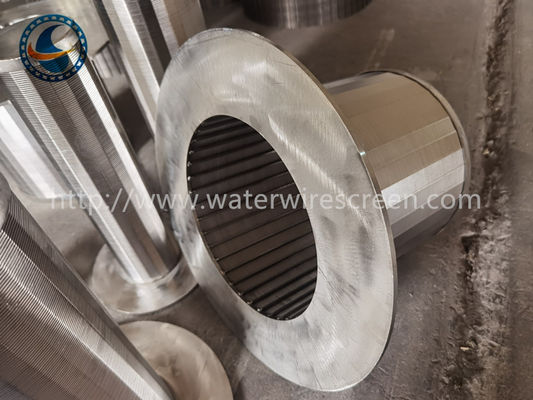 Tubo di Wedge Wire Screen del cacciatore di pelli di 304 resine di acciaio inossidabile con 150um Gap