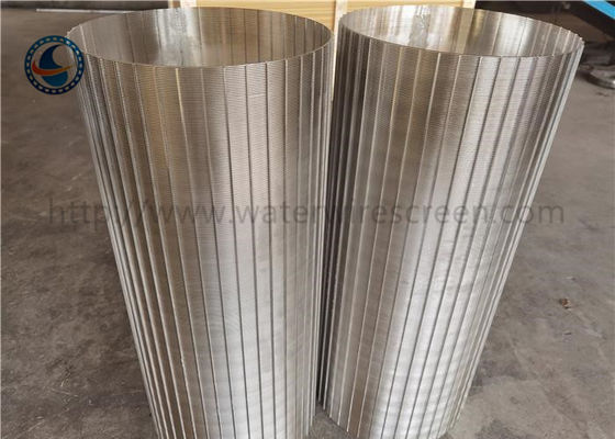 Filtro a sipario del cavo del cuneo scanalato Johnson Well Mesh Stainless 304 316 316l