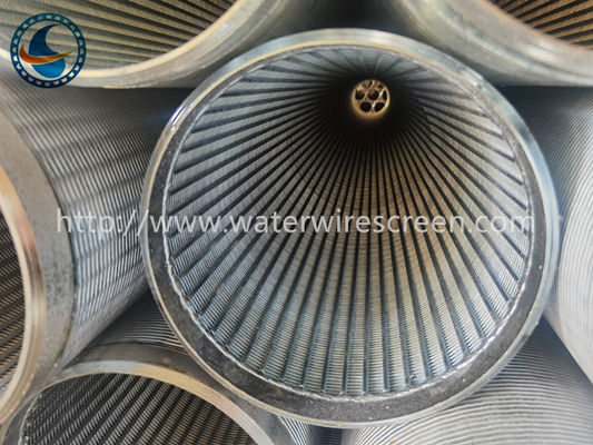la scanalatura di 1.0mm ha avvolto il filtro a sabbia dalla pompa di Johnson Wedge Wire Screen Sieve
