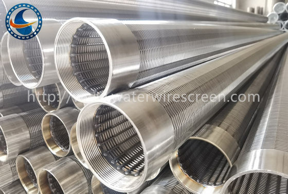 Il controllo della sabbia di acciaio inossidabile di Johnson Wire Wrapping 304 scherma la lunghezza di 2900mm