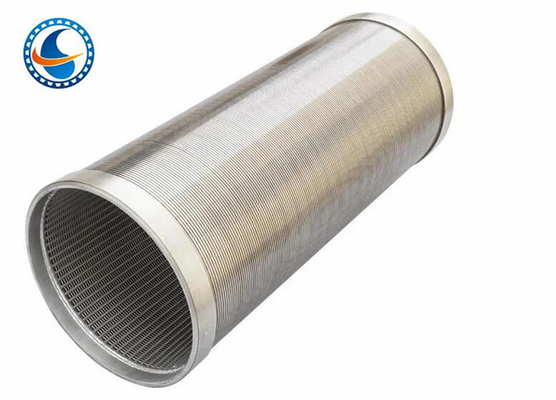 Pozzo di trivellazione Ss304 6-5/8» Johnson Wire Screen Pipe