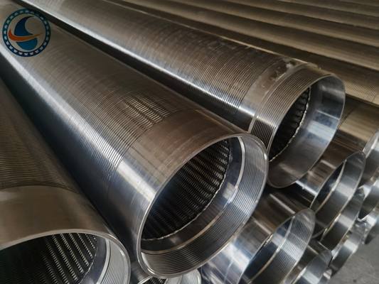 Johnson Downhole Slotted Well Screen saldato pieno filtra la scanalatura di 1.0mm