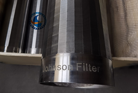 Tubo dello schermo di acciaio inossidabile Johnson Filter Welded Wedge Wire