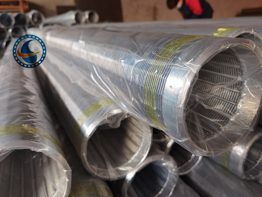 4-1/2» il cavo della scanalatura 40 ha avvolto il tubo, resistenza della corrosione del tubo del filtro per pozzi