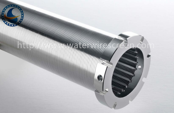 Tipo avvolto tubo del filtro per pozzi dell'acqua del cavo ss 304 del cuneo