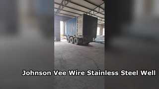 Schermi per pozzi in acciaio inossidabile Johnson Vee Wire