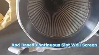 SS304 OD 14" Schermo per pozzo a fessura continua basato su asta da 356 mm