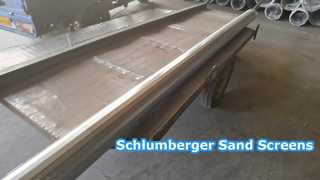 SS304 OD 4-1/2" Schermi di sabbia Schlumberger avvolti in filo metallico
