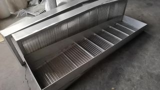 Schermo piatto a filo VEE SS316L per filtrazione meccanica