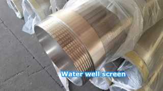 SS304 Schermo per pozzo d'acqua da 8-5/8" con filettatura maschio e femmina BSPT